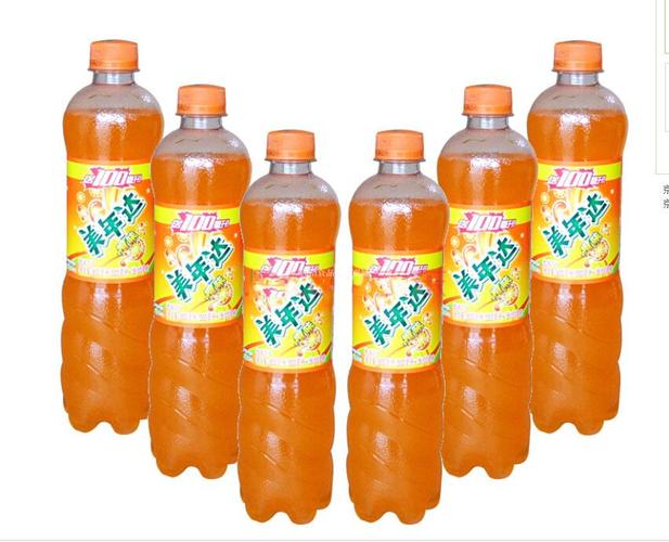 美年达,橙味汽水,碳酸饮料